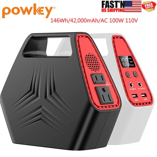 powkey 100w portable power station
