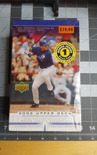 2002 Upper Deck Baseball UNOPENED Blaster