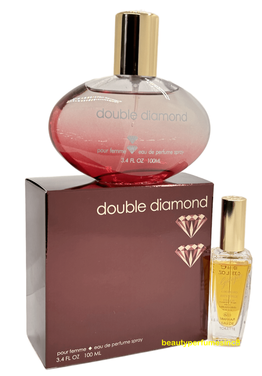 Double Diamond Perfume for Women by YZY 3.4 Oz EDP Spray (Lot Of 2