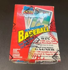 1991 OPC BASEBALL WAX BOX **TAPE INTACT** BBCE AUTHENTICATED NOLAN RYAN BOTTOM