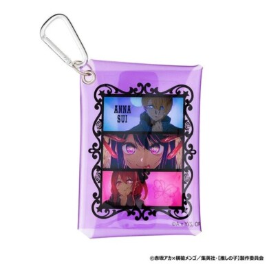 My Star Oshi no Ko x ANNA SUI Clear pouch (Ai x Aqua x Ruby) Japan New