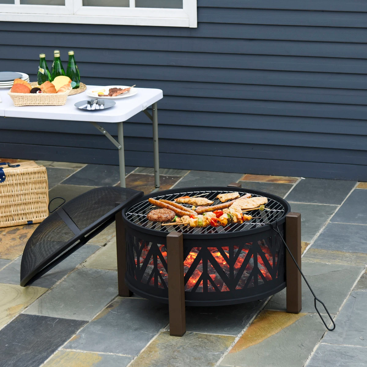 Grill top grate covers