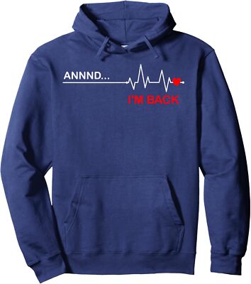 Coronary Bypass Artery Open Heart Diseases Surgery Unisex Hooded Sweatshirt