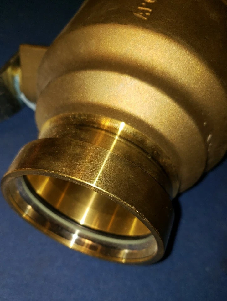 77VLF-100-01 - Válvula de bola forjada de extremo de prensa sin plomo de 3" Foto 3 de 4