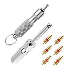 Tire Valve Removal Kit Stainless Steel Tire Valve Core Remover  Suitable for