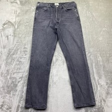 Citizens of Humanity Charlotte Charcoal Grey Wash Straight Leg Jeans Women Sz 29