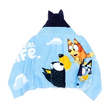 Bluey Kids Cotton Hooded Towel