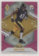 2021 Panini Phoenix Rookie Pink 93/199 Quincy Roche #176 0c2