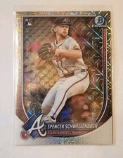 Spencer Schwellenbach Rookie Mojo Refractor 2024 Topps Bowman Chrome Baseball