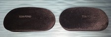 Tom Ford Eyewear Cases Brown Velvet Hard Shell Glasses Holder Lot 2