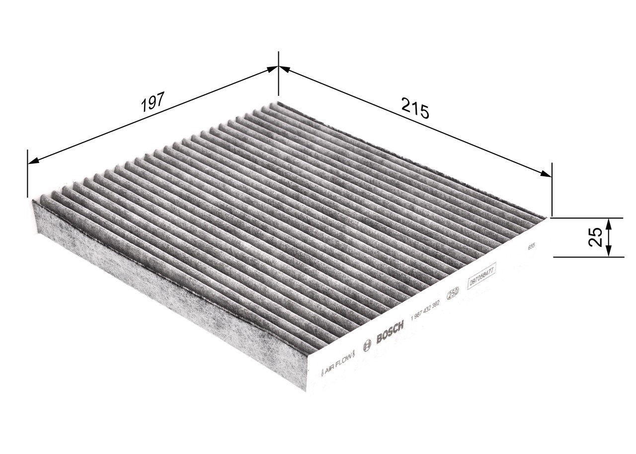 BOSCH-OE 1 987 432 392 Filter, cabin air for MAZDA