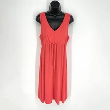 Fresh Produce NEW Boardwalk Dress Womens Sz S Sunrise Orange Sleeveless Beach