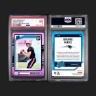 2024 Donruss Optic Preview Pink Holo Drake Maye Rookie Rc PSA 9