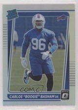 2021 Panini Donruss Rated Rookie Optic Holo Preview Carlos Basham Jr Boogie 15fy