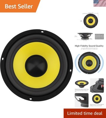 6 Inch Bass Loudspeaker Woofer Speaker, Car Speakers Wide Frequency Response ...