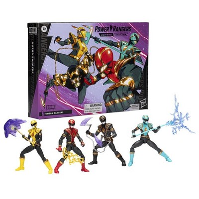 Power Rangers Lightning Collection Omega Rangers, 4-Pack of 6-Inch Action Figure