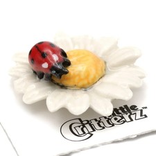 Little Critterz Ladybug on Flower Daisy - Min...