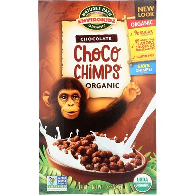 Nature S Path Envirokidz Choco Chimps Cereal Healthy Organic Gluten-Free