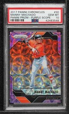 2017 Panini Chronicles Purple Scope Prizm 28/99 Manny Machado PSA 10 GEM MT tj0