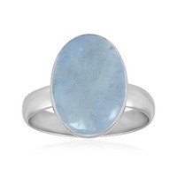 Cavill Aquamarin Ring Damen 6,5Ct Oval Sterlingsilber 925 Bezelfassung Elegant