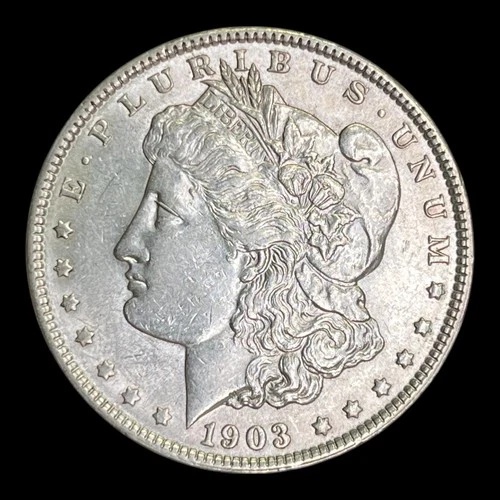1903 Morgan Silver Dollar, AU+