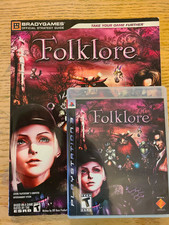 PS3 Folklore Complete In Box And Official Strategy Guide Excellent Condition.