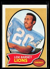 Lem Barney 1970 Topps #75 RC
