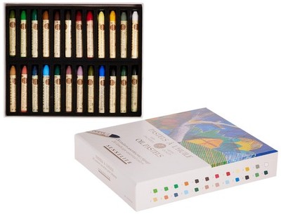 Sennelier Oil Pastel Set, 24 Count (Pack of 1), Landscape Office Product