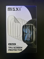 Misxi Lot de 6 protections d'écran TPU pour Apple Watch 11/10 46mm