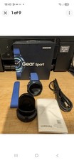 SAMSUNG Watch Gear Sport SM-R600 Smart Watch 43mm GPS BLACK Grade A+CHARGR