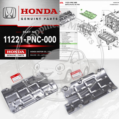 HONDA Original Wanne Ölwanne Platte Baffle ACURA CIVIC INTEGRA RSX...