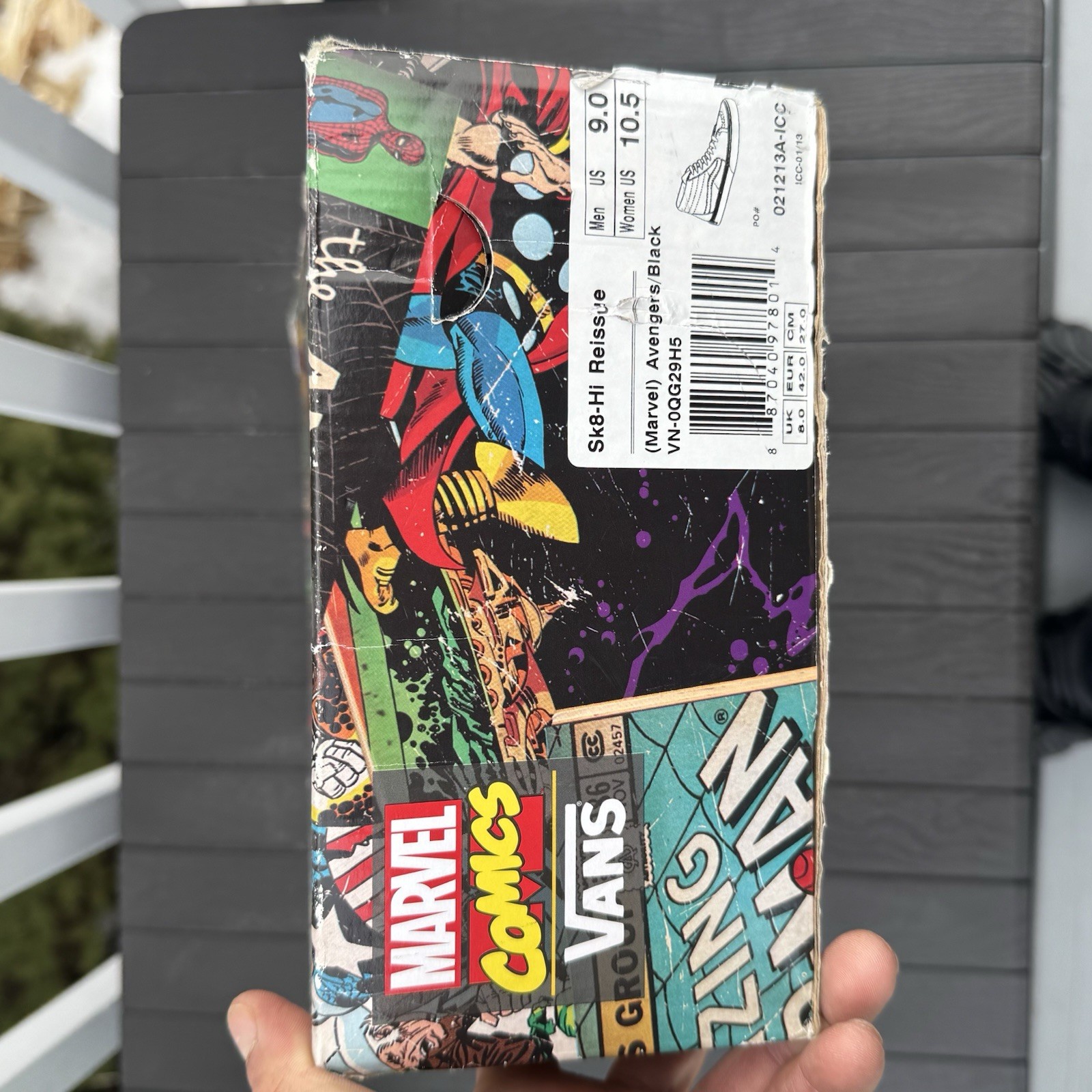 2013 Vans X Marvel Sk8-Hi The Avengers RARE image 7