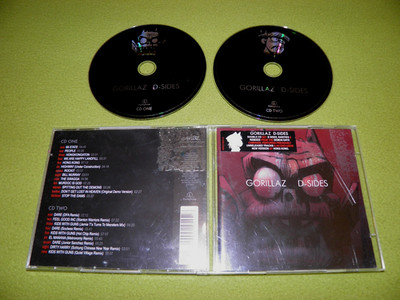Gorillaz - D-Sides - RARE IMPORT 2xCD - Remixes By DFA / Soulwax / Hot Chip