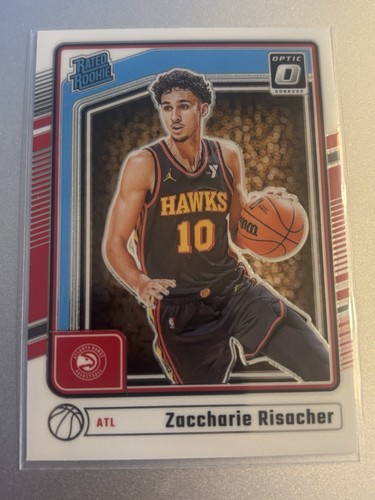 Carte NBA Zaccharie Risacher 2024-25 Panini Court Kings - Modern Strokes Bourgogne #18/125 - PSA 9