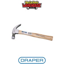Image of Draper 42496 Hickory Shaft Claw Hammer 450g/16oz