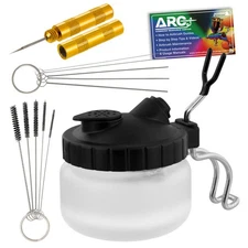 13 Piece Airbrush Cleaning Kit - 5pc Cleaning Needles, 5pc Cleaning Brushes