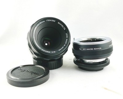    Minolta MD Macro 50mm f/3.5   High-End Makro Objektiv   Top Zustand  