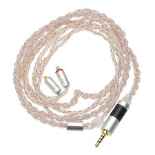 IEM Earphone Cable 28AWG 1.2m 4 Cores HiFi Ear Monitor Cable Pink 2.5mm, MMCX 