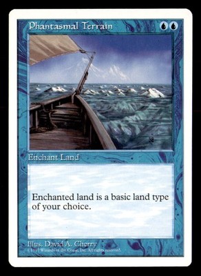 Phantasmal Terrain Common Fifth Edition Magic: The Gathering Near Mint