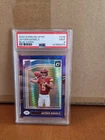 2024 Panini Donruss Optic Rated Rookie Jayden Daniels #248 Blue Hyper Prizm (RC)
