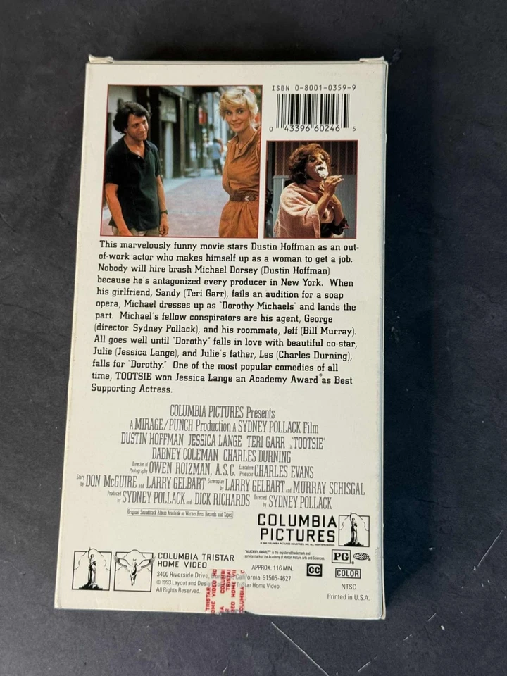 Tootsie (VHS, 1990) - Image 3 of 3