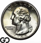 1944-S Washington Quarter, Lustrous Choice Gem BU++