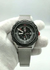 Luminox Bear Grylls Series 3760 Field Watch 45mm Steel Mesh Mens Used