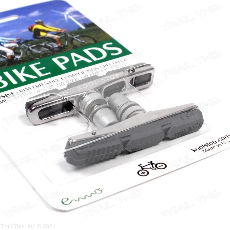 Pastillas de freno Kool-Stop E-Bike tipo V roscadas soporte V2 70 mm eBike Foto 2 de 3