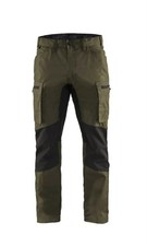 NWT Blaklader Mens 1655 Service Workwear Pants Green/Black size 30 X 34