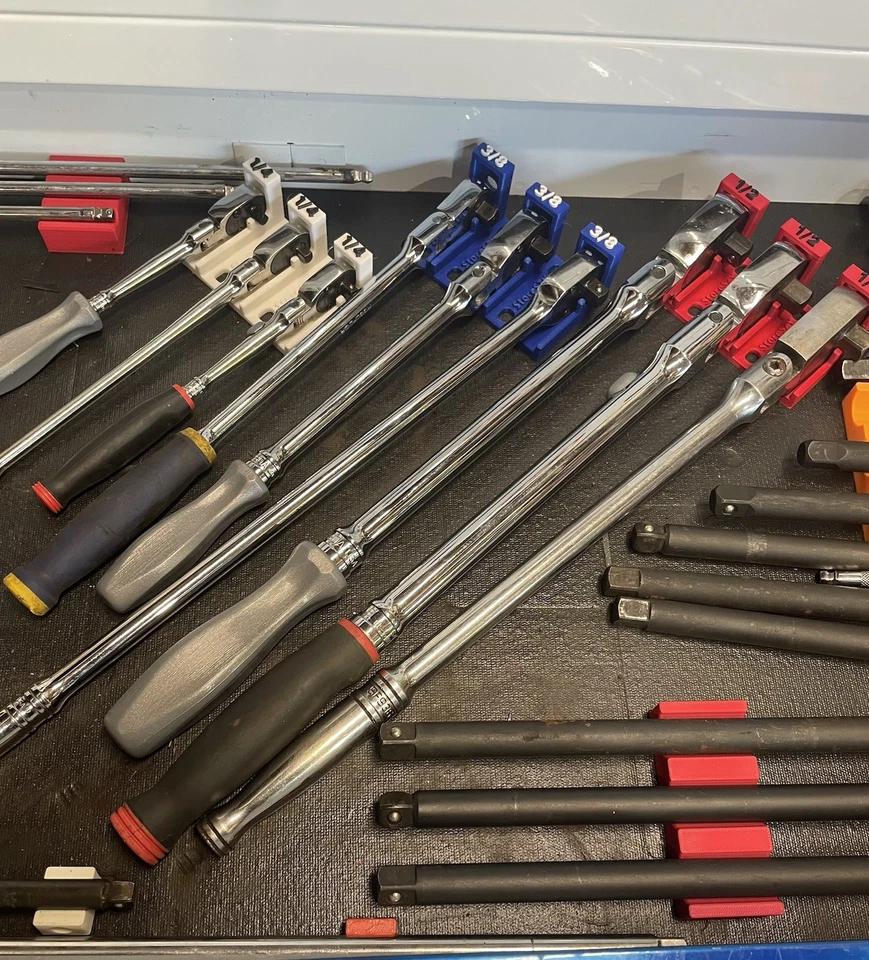 StoreSZY Magnetic Ratchet Storage - Tool Organizer-Multiple Color Options! - Image 2 of 4