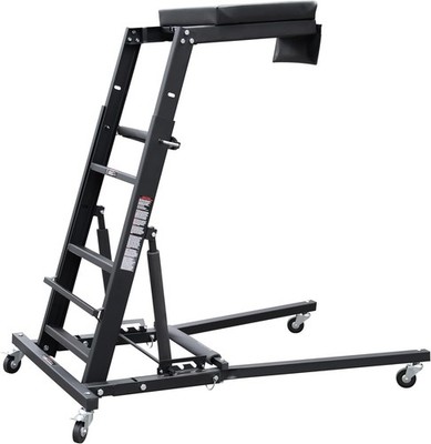 HPDMC Automotive Topside Creeper Adjustable 47''-65''400LBS Engine Movable Ladder
