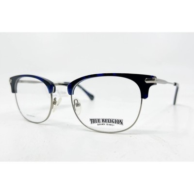 True Religion Eyeglasses Women Blue  Browline T013 BLU 54-20-145