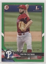 2018 Bowman Draft Green 42/99 Colton Eastman #BD-96 y8h