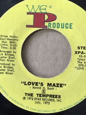 The Temprees - Love s Maze / Wrap Me In Love - M-